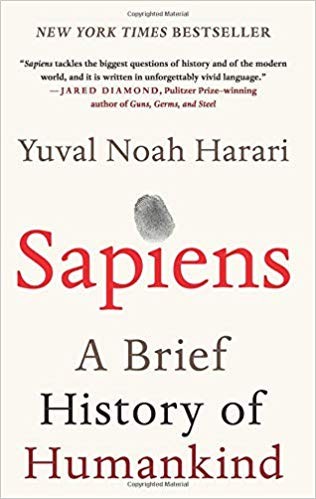 Sapiens by Yuval Noah Harari cover